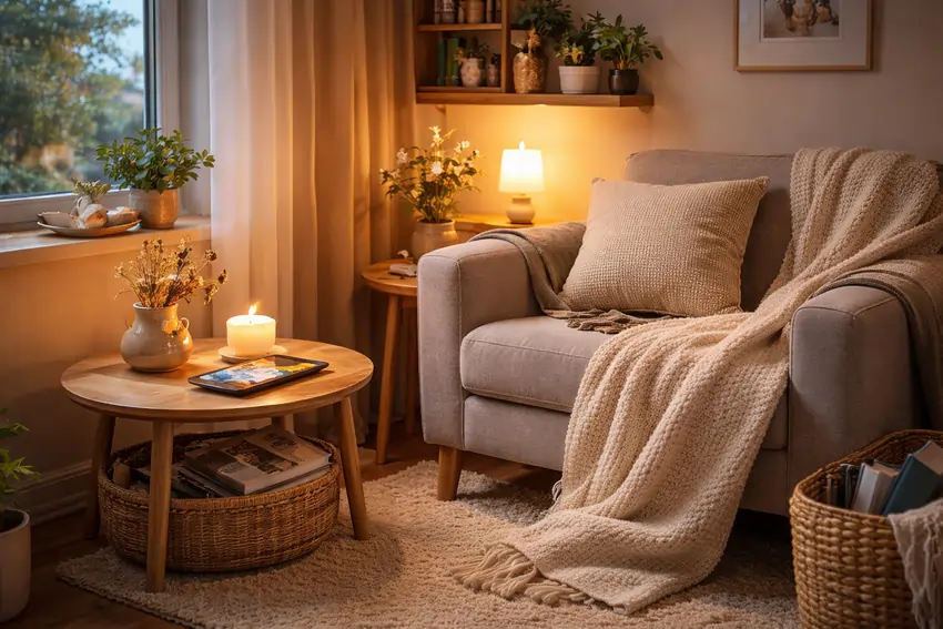 Näin rakennat viihtyisän rentoutumisnurkkauksen kotiin